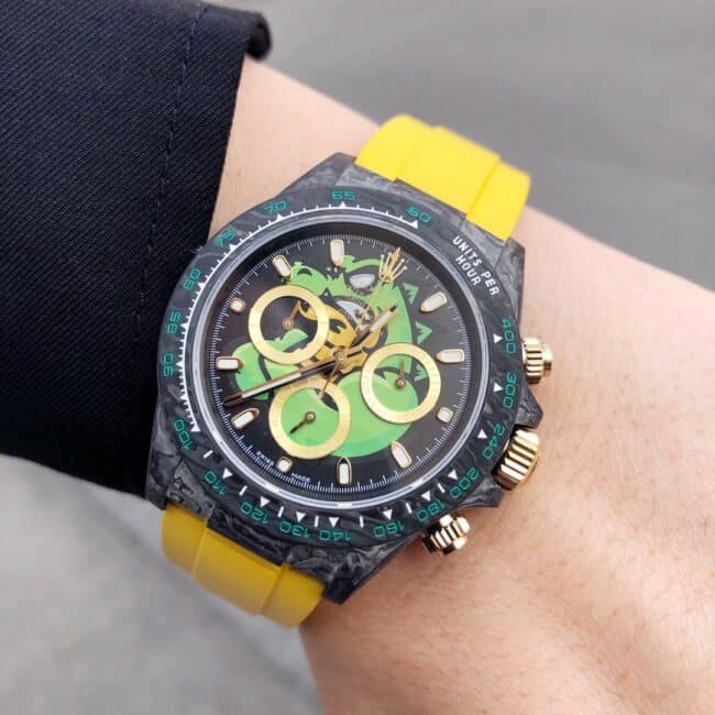 TW factory top-tier watch Rolex universe chronograph Daytona carbon fiber custom men's series mechanical watch front view