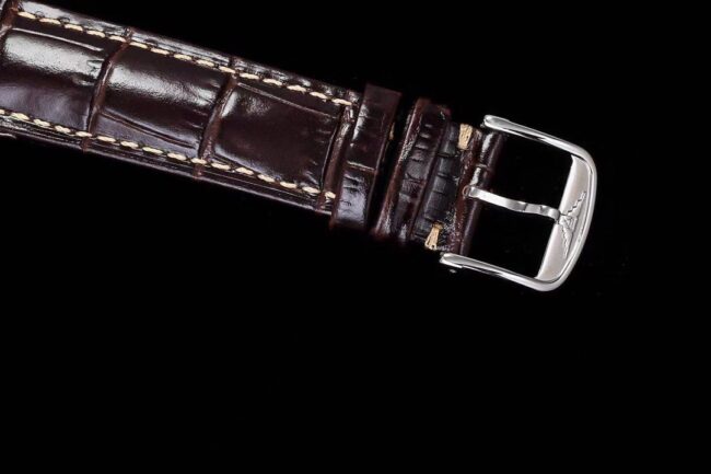 top-tier watch Longines classic retro series 1832 white steel white bottom mechanical men's watch clasp picture
