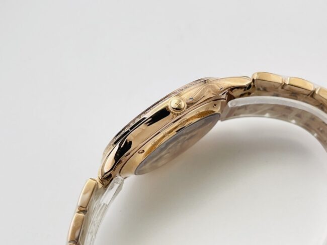 top-tier watch Jaeger-LeCoultre 18k gold men's watch ultra-thin master series side view