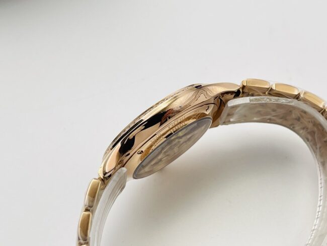 top-tier watch Jaeger-LeCoultre 18k gold men's watch ultra-thin master series side view