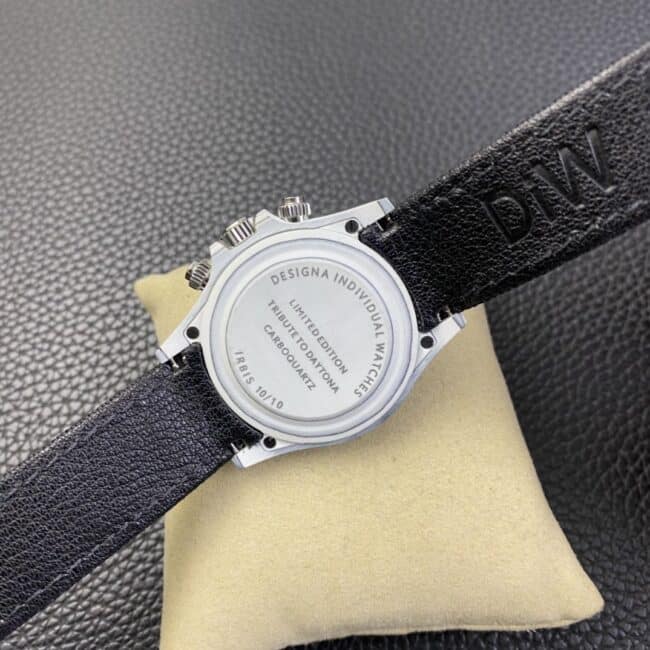 top-tier watch Rolex Daytona carbon fiber white Carbon Di customized black dial white bottom men's watch movement picture