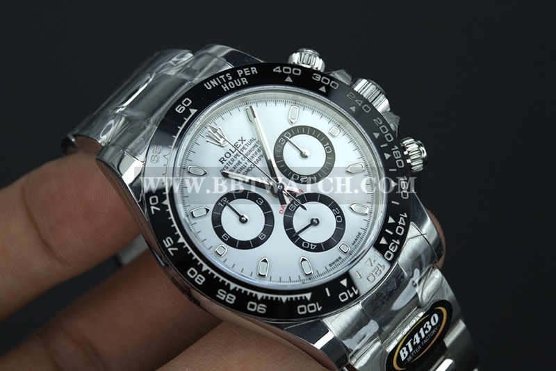 BT factory Rolex Daytona4130 top-tier watch real shot front view