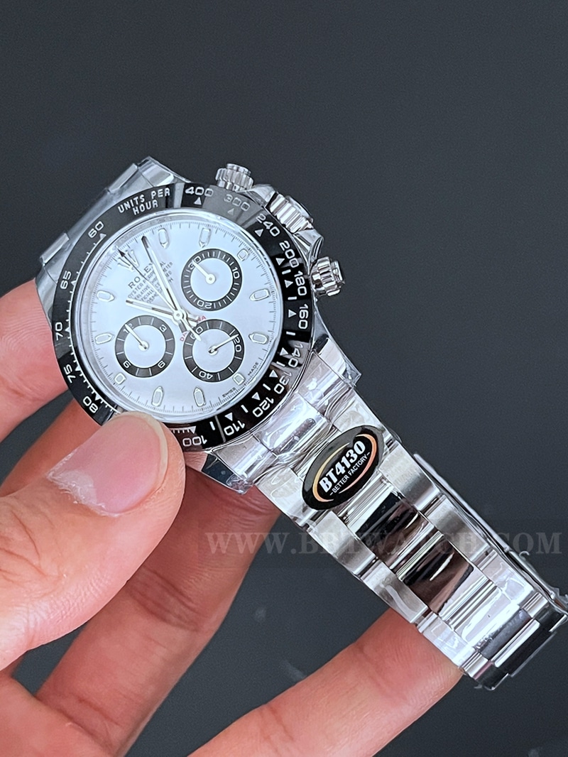 BT factory Rolex Daytona4130 top-tier watch real shot front view