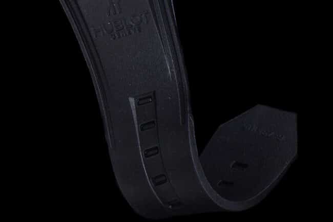 top-tier watch Hublot King Supreme [titaniumcase] black dial1400 fully automatic movementmovement men's watch leather strap picture