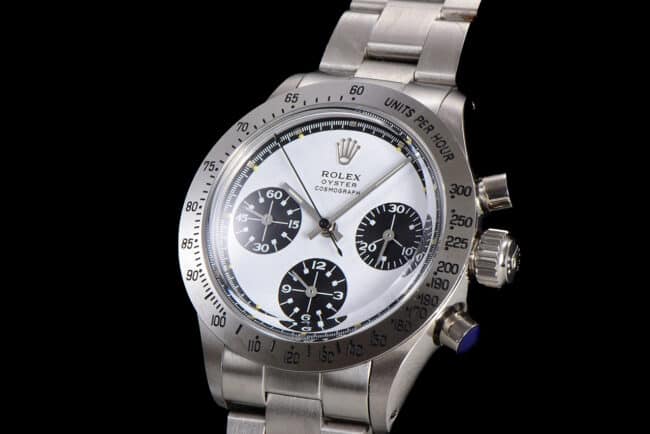 top-tier watch Rolex manual chronographmovement retro fashion series white dial men's watch front view