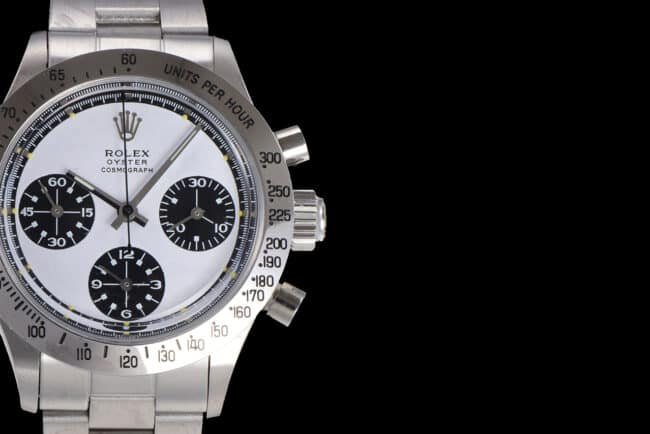 top-tier watch Rolex manual chronographmovement retro fashion series white dial men's watch detail shots