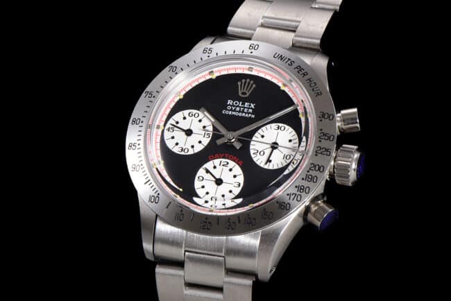 top-tier watch Rolex manual chronographmovement retro series black dial men's watch front view