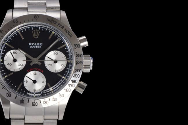 top-tier watch Rolex retro series black dial men's watch manual chronographmovementdetail shots