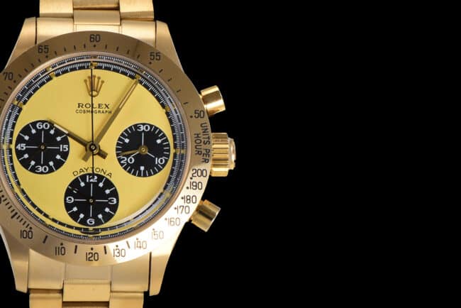 top-tier watch Rolex retro series chronograph manual chronograph movement 18k gold plate men's watch detail shots