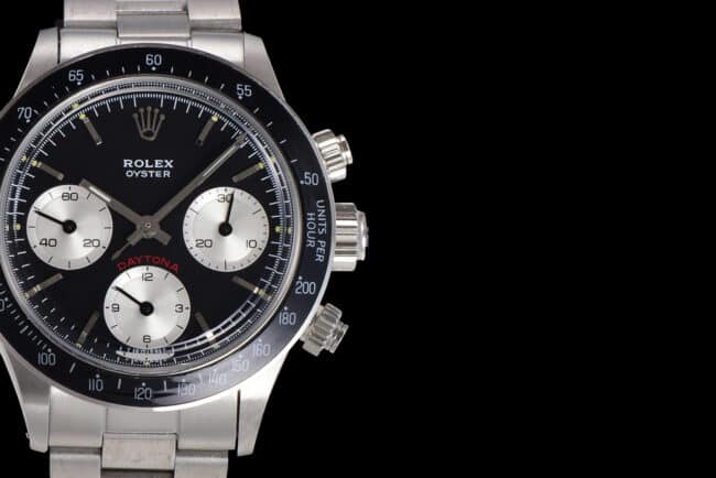 top-tier watch Rolex retro series manual chronographmovementblack dial men's watch detail shots
