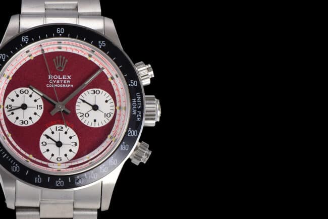 top-tier watch Rolex retro series red plate men's watch manual chronographmovementdetail shots
