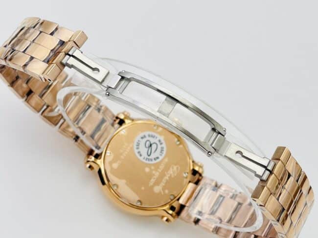 YF factory top-tier watch ChopardHAPPY DIAMONDS series 18K gold white dial ladies watch clasp picture