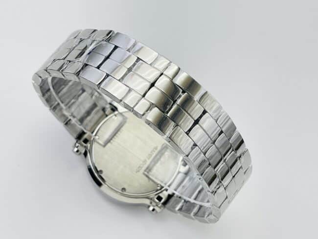 YF Factory Top Chopard Happy Diamonds Series White Steel Red Dial Diamond Ladies Watch Buckle Photo