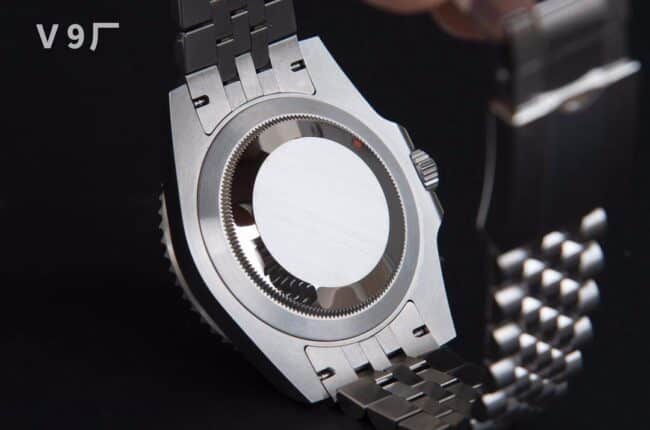 V9 factory top-tier replicaRolexGMT-MasterGMT V4 black and green ceramic bezel3285 all-in-one blue hairspring men's watch movement picture
