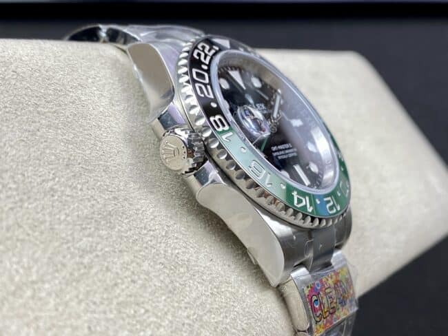 C factory top-tier replicaRolexGMT-MasterGMT Sprite circle men's mechanical watch side view