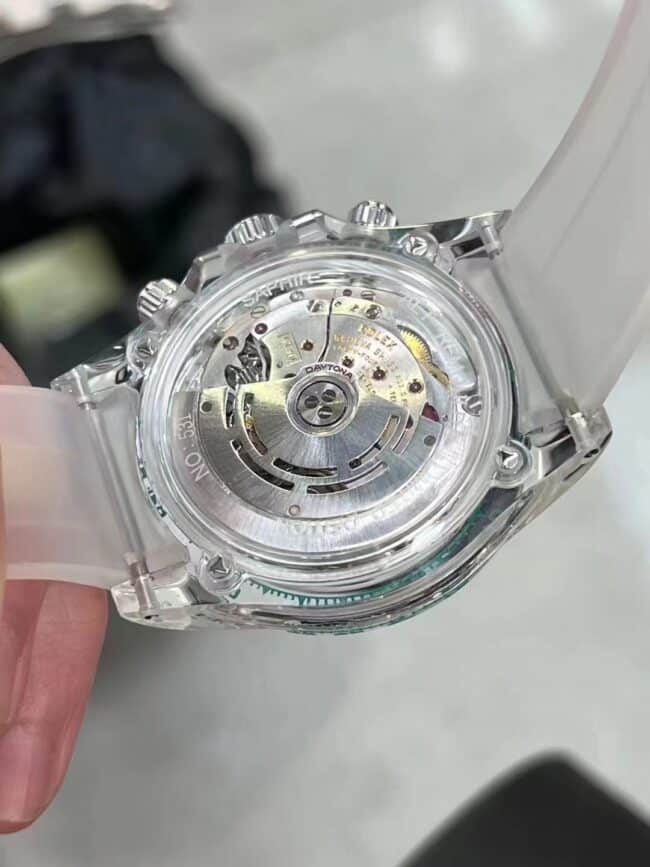 Top Rolex Daytona Customized AET 4130 Caliber Sapphire Crystal Case Men's Mechanical Watches Movement Diagrams