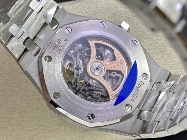 top-tier replicaAudemars Piguet Skeleton Royal Oak Offshore 15407ST.OO.1220ST.01 Men's Mechanical Watch movement picture