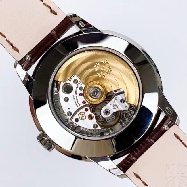 top-tier replicaPatek PhilippePP super complex function 5320G series white steel white dial men's mechanical watch movement picture