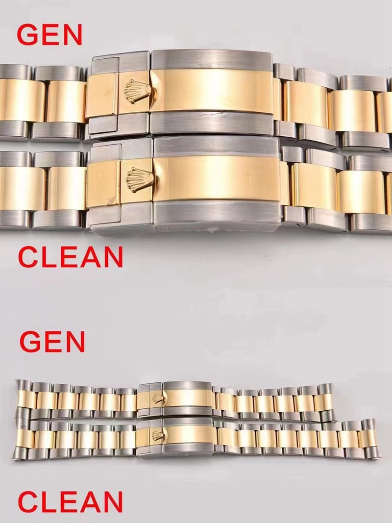C Factory GMT-Master II Authenticity vs. Comparison Review - Top Rolex Watch Buckle Photos