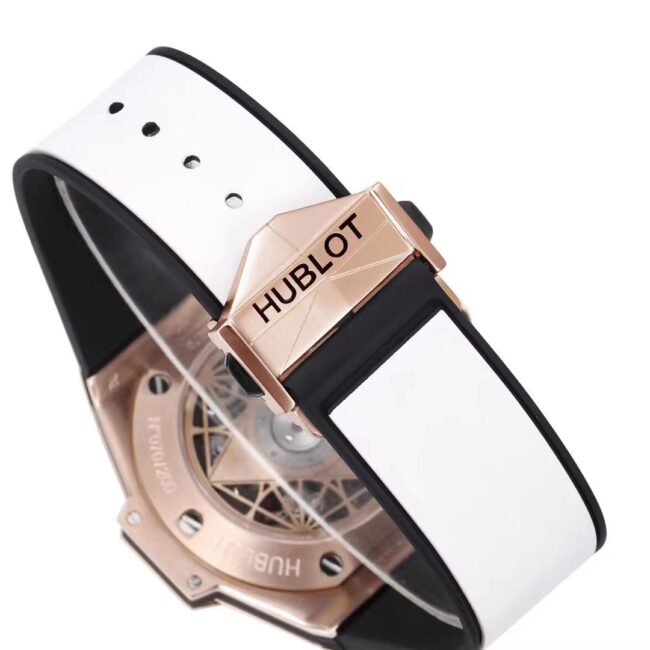 top-tiersuper cloneBBF white steel extreme HUBLOTHublot watch new II tattoo second generation watch clasp picture