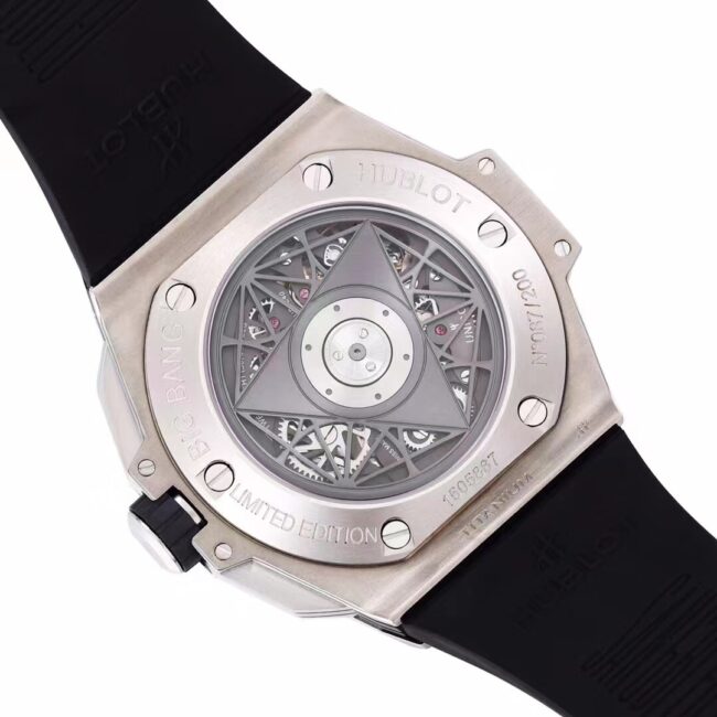 top-tiersuper cloneBBFHublot watch brand new Hublot most popular white steel model movement picture