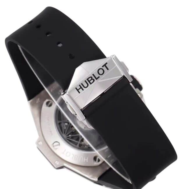 Big factory high-quality replicaBBF extreme replicaHublot watch black dial Hublot's most popular model new tattoo second generation watch clasp picture
