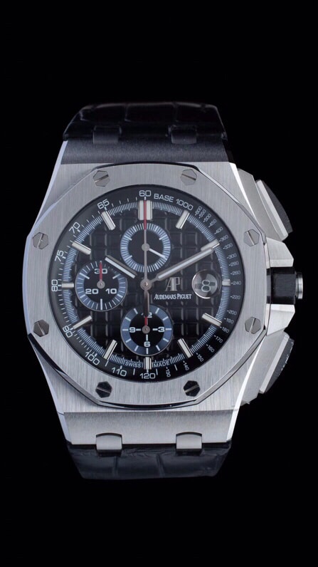 top-tier replicaAPF gray plate Audemars PiguetRoyal Oak offshore 26400 watch top-end watch front view
