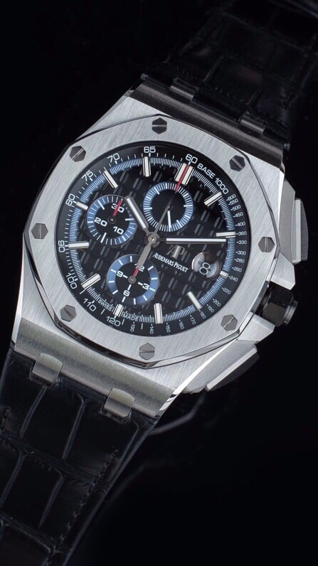 top-tier replicaAPF gray plate Audemars PiguetRoyal Oak offshore 26400 watch top-end watch front view