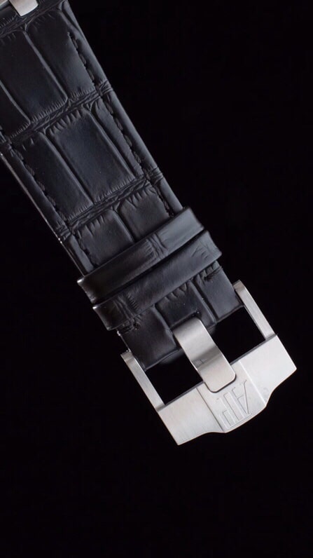 top-tier replicaAPF gray plate Audemars PiguetRoyal Oak offshore 26400 watch top-down clasp picture