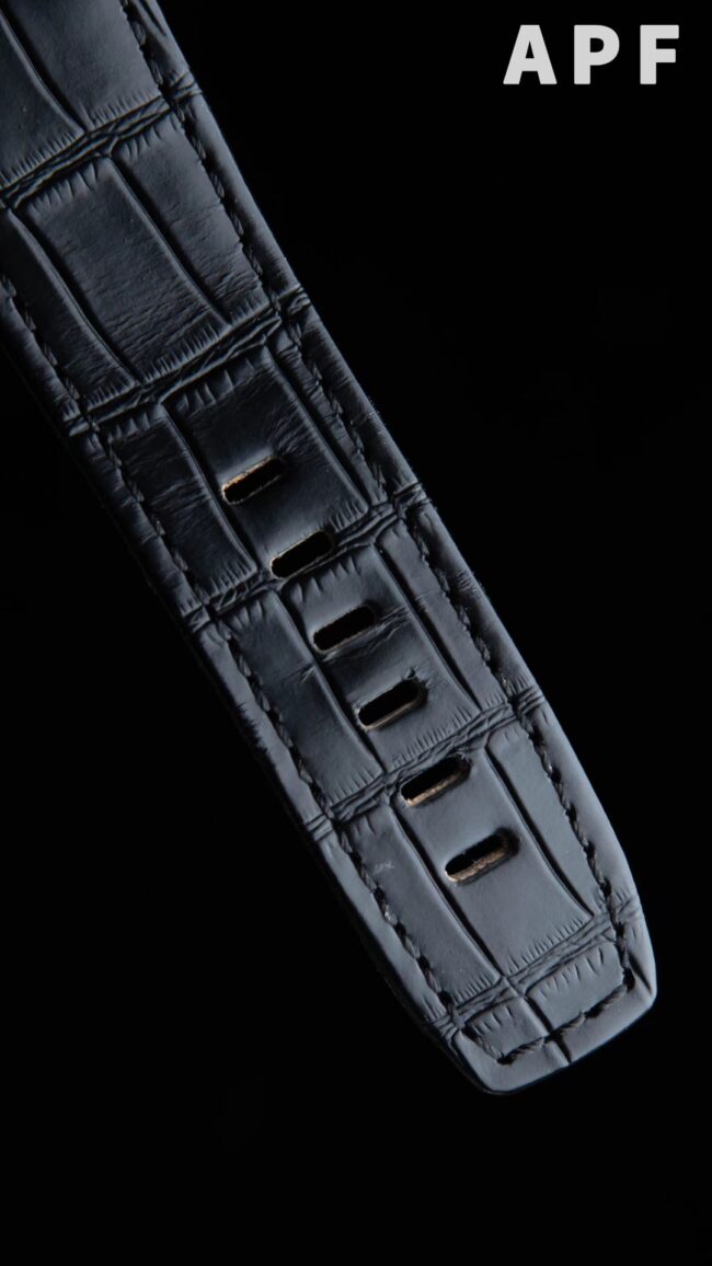 Large factory high-quality replicaAPFAudemars PiguetRoyal Oakblack dial offshore 26400 watch top-notch leather strap picture