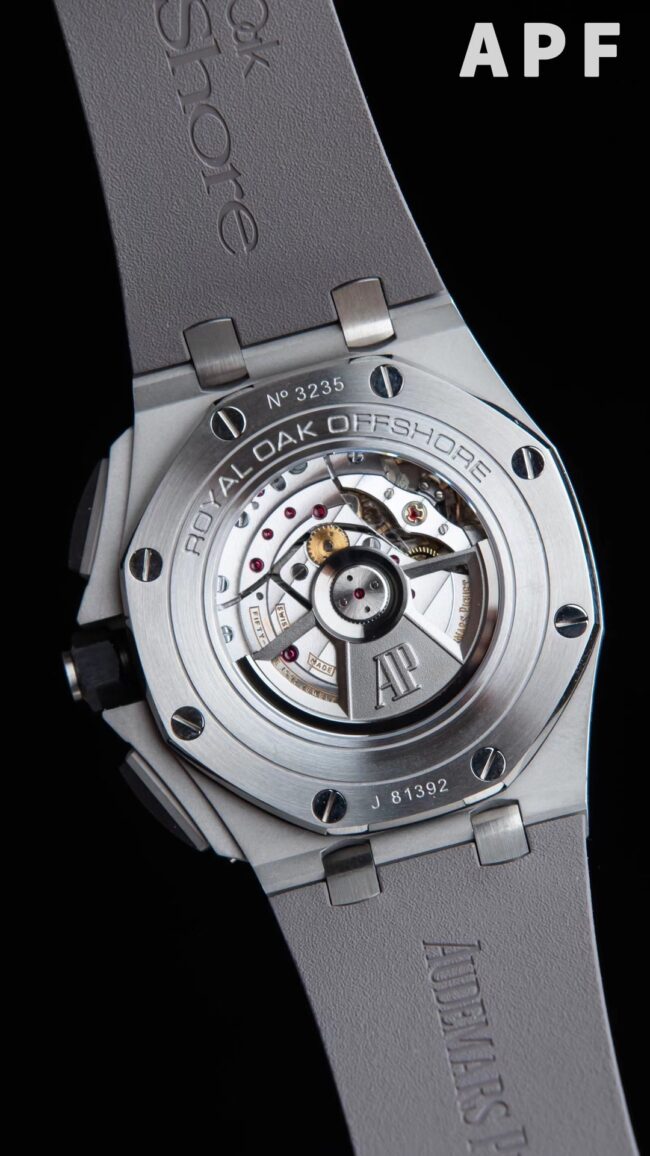 top-tiersuper cloneAPFAudemars PiguetRoyal Oak offshore 26400 watch gray plate concentrated on research and development movement picture