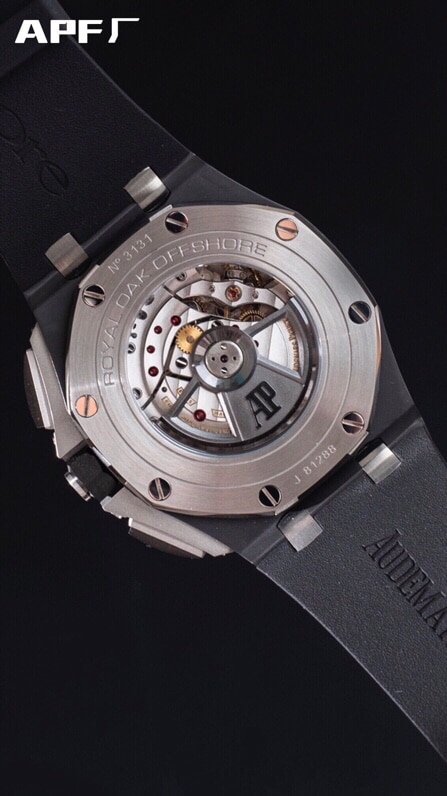 Big factory high-quality APFAudemars PiguetRoyal Oak offshore black dial26400ceramicchronograph watch devoted to research and development movement chart