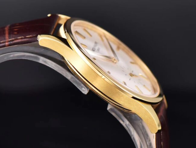 top-tier Patek Philippe 18k gold new product - classic watch series 5196G formal watch king makes a shocking debut side view