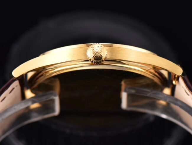 top-tier Patek Philippe 18k gold new product - classic watch series 5196G formal watch king makes a shocking debut side view