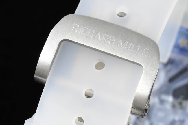 top-tier Richard Mille generation legendary RM12-01 tourbillonsapphire crystal transparent version of the extraordinary sports quality clasp picture