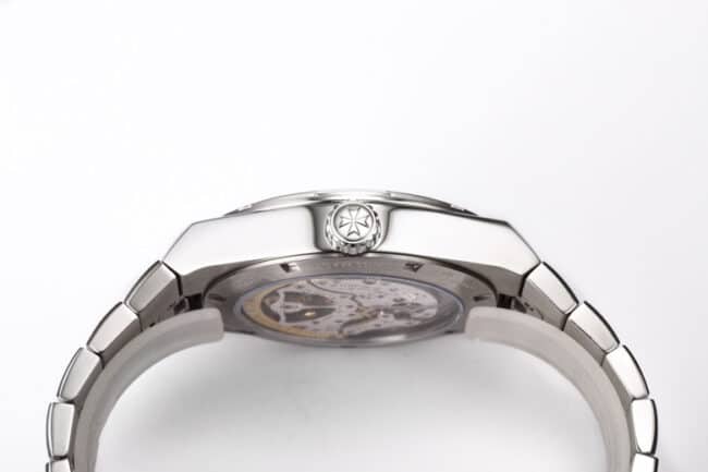 High-quality BBR2022 new model released by a major manufacturer Vacheron Constantinblue dial, the king of steel watches with peak appearance, travels all over the world tourbillon side view