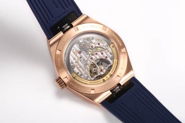 top-tier replicaBBRVacheron Constantin, the king of steel watches with peak appearance, blue dial, travels all over the world tourbillonmovement picture