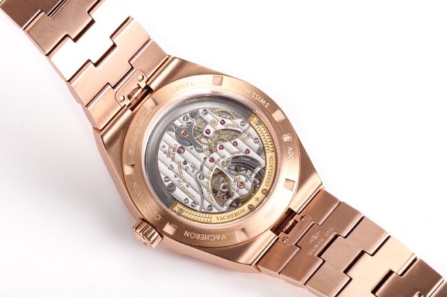 top-tiersuper cloneBBRVacheron Constantinrose goldblue dial tourbillonmovement figure