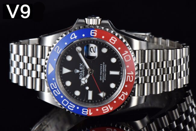 top-tier replicaＶblack dialRolexGMT-Master full series watch detail shots