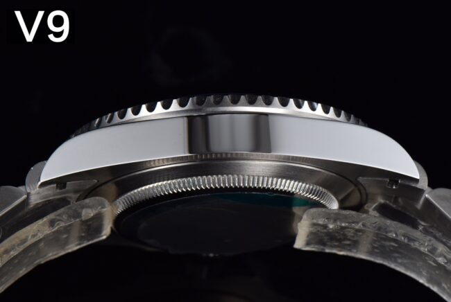 top-tier replicaＶblack dialRolexGMT-Master full series watch side view