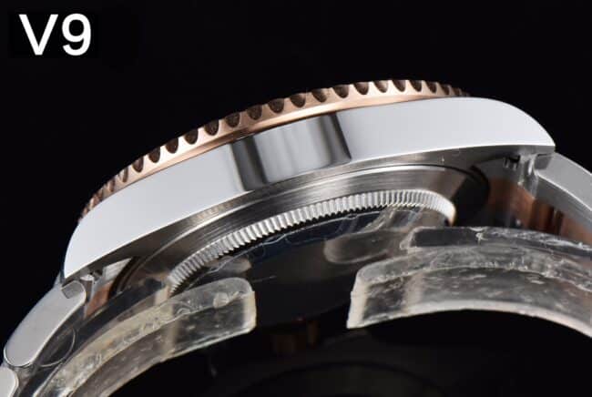 top-tier replicaＶRolex indirect black dialGMT-MasterGMT full series watch side view