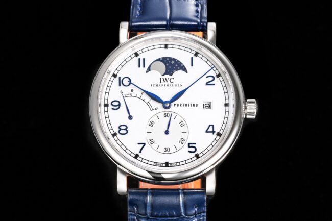 top-tiersuper cloneTWIWC Portofino series IW516409 see-through bottom watch front view