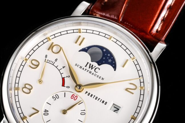 Big factory high-quality replicaTWIWC Portofino series white dialIW516409 see-through watch detail shots