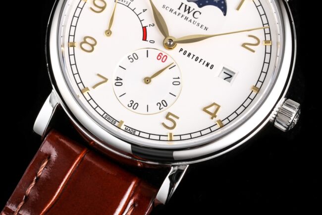 Big factory high-quality replicaTWIWC Portofino series white dialIW516409 see-through watch detail shots