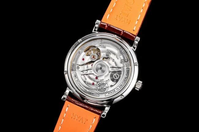 Big factory high-quality TWIWC Portofino series white dial IW516409 see-through bottom watch movement picture