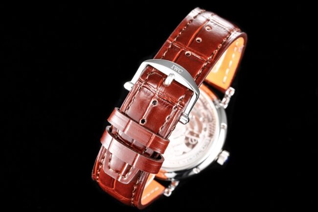 Big factory high-quality replicaTWIWC Portofino series white dialIW516409 see-through bottom watch clasp picture
