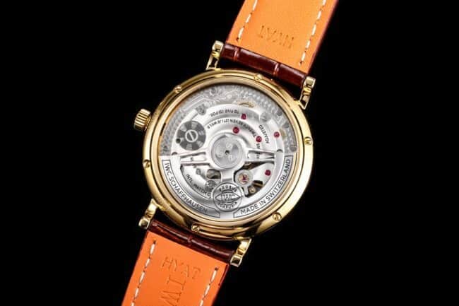 top-tier replicaTWAIWC Portofino series gray plate IW516409 see-through bottom watch movement picture