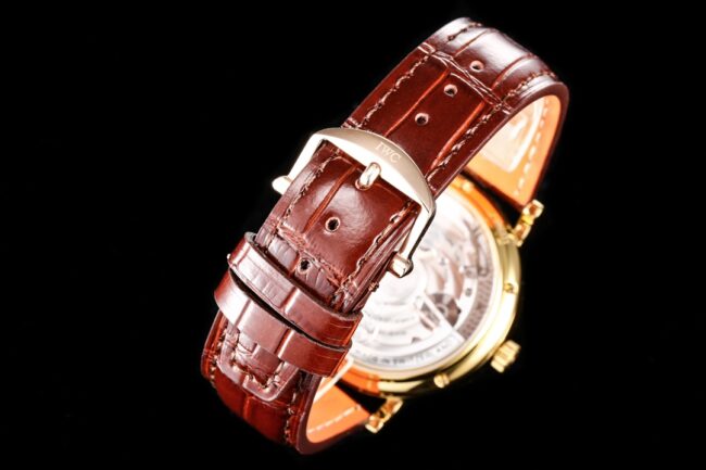 top-tier replicaTWAIWC Portofino series gray plate IW516409 see-through bottom watch clasp picture