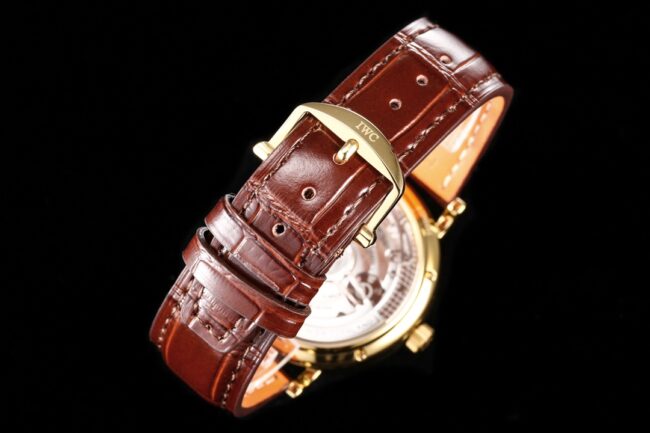 Large factory high-quality replicaTWAIWC Portofino series blue dialIW516409 see-through bottom watch clasp picture