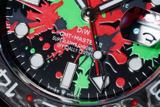 top-tier replicaVSRolexGMT-Master new carbon fiber case carbon fiber pattern watch detail shots